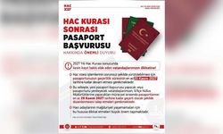 2027 HACI ADAYLARINA PASAPORT GEÇERLİLİK UYARISI