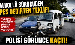 ALKOLLÜ SÜRÜCÜDEN PES DEDİRTEN TEKLİF! POLİSİ GÖRÜNCE KAÇTI