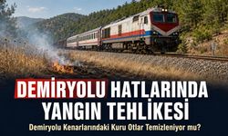 DEMİRYOLLARI HATLARINDA YANGIN ÖNLEMİ İÇİN TEMİZLİK YAPILIYOR MU?