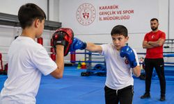 KARABÜK'TE GSB YAZ SPOR OKULLARI'NDA BOKS HEYECANI