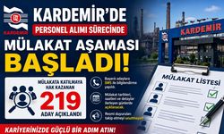 KARDEMİR PERSONEL ALIM MÜLAKAT SONUÇLARI AÇIKLANDI