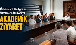 ÖZBEKİSTANLI DİN EĞİTİMCİLERİNDEN KARABÜK ÜNİVERSİTESİ'NE ZİYARET