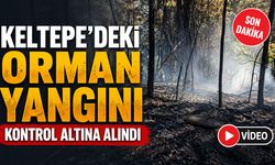 KELTEPE'DEKİ ORMAN YANGINI KONTROL ALTINA ALINDI