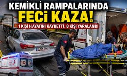 KEMİKLİ'DEKİ  KAZADA 1 KİŞİ HAYATINI KAYBETTİ, 8 YARALI