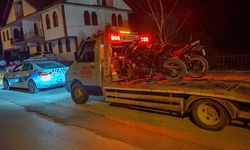 KURALLARA UYMAYAN MOTOSİKLET SÜRÜCÜLERİNE CEZA YAĞDI