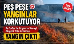 BU KEZ DE OSB YOLU ÜZERİNDE YANGIN ÇIKTI