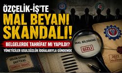 ÖZÇELİK-İŞ'TE BU KEZ "MAL BEYANI" YOLSUZLUĞU..!