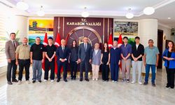 VALİ ÇAĞATAY TÜRKİYE DERECESİ YAPAN ÖĞRENCİLERİ AĞIRLADI