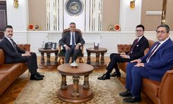 YENİ ATANAN VALİ YARDIMCISI VE BAŞSAVCI'DAN VALİ ÇAĞATAY'A ZİYARET