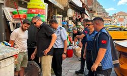 YENİCE'DE KALDIRIM İŞGALİNE SIKI DENETİM