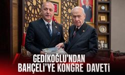 CENK GEDİKOĞLU’NDAN DEVLET BAHÇELİ’YE KONGRE DAVETİ
