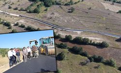ÇAVUŞLU KÖYÜ’NDE ASFALTLAMA ÇALIŞMALARI SÜRÜYOR