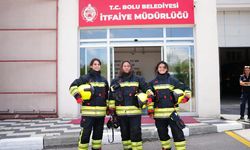 BOLU BELEDİYESİNDE İLK KADIN İTFAİYE ERLERİ GÖREVE BAŞLADI