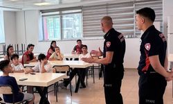ÇANKIRI'DA ÖĞRENCİLERE İTFAİYECİLİK MESLEĞİ ANLATILDI