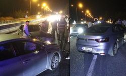 İKİ OTOMOBİL ÇARPIŞTI: 3 YARALI
