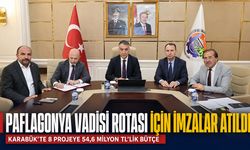 KARABÜK’TE 54,6 MİLYON TL’LİK 8 PROJE İÇİN İMZALAR ATILDI