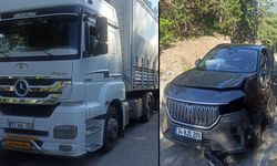 SAVRULAN DORSE OTOMOBİLE ÇARPTI
