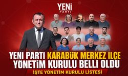 İŞTE YENİ PARTİ'NİN KARABÜK MERKEZ İLÇE YÖNETİMİ