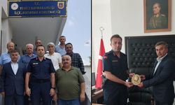 MHP YENİCE İLÇE TEŞKİLATI'NDAN JANDARMA KOMUTANI ERDİNÇ KARAKÜLAH'A ZİYARET