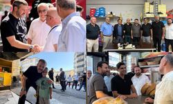 AK PARTİ HEYETİNDEN YEŞİLMAHALLE TAŞKENT CADDESİ’NE ZİYARET