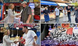 BAŞKAN KÖSE'DEN BALIK HALİ ESNAFINA ZİYARET