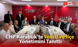 CHP KARABÜK'TE YENİ İL VE İLÇE YÖNETİMİNİ TANITTI