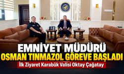 YENİ İL EMNİYET MÜDÜRÜ OSMAN TINMAZOL GÖREVE BAŞLADI