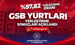 KARABÜK'TE GSB YURTLARINA YERLEŞME ORANI BELLİ OLDU
