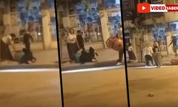 CADDE ORTASINDA SOPALI KAVGA: 1 YARALI