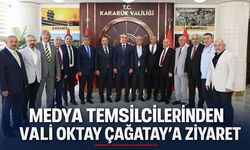 MEDYA TEMSİLCİLERİNDEN VALİ OKTAY ÇAĞATAY'A ZİYARET