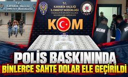 POLİS BİNLERCE SAHTE DOLAR ELE GEÇİRDİ