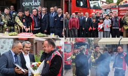 YAZIKÖY HALKINDAN İTFAİYECİLERE SÜRPRİZ