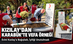 KIZILAY’DAN VEFA ÖRNEĞİ