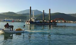 CİDE LİMANINDA TEMİZLİK ÇALIŞMASI