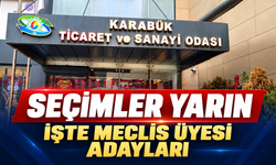 KARABÜK TSO SEÇİMLERİ YARIN VE İŞTE ADAYLAR..!