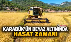 KARABÜK’ÜN BEYAZ ALTININDA HASAT ZAMANI