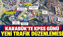 KARABÜK'TE KPSS GÜNÜ YENİ TRAFİK DÜZENLEMESİ