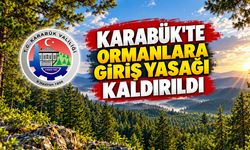 KARABÜK'TE ORMANLARA GİRİŞ YASAĞI KALDIRILDI