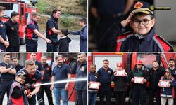 ÖZEL ÖĞRENCİLERDEN İTFAİYECİLERE ANLAMLI ZİYARET