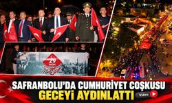 SAFRANBOLU'DA 29 EKİM COŞKUSU FENER ALAYI İLE KUTLANDI