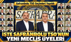 SAFRANBOLU TSO SEÇİMLERİ YAPILDI. İŞTE YENİ MECLİS ÜYELERİ