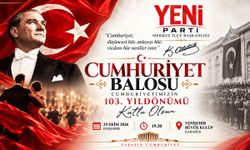 YENİ PARTİ'DEN CUMHURİYETİN 103'ÜNCÜ YILINA ÖZEL BALO