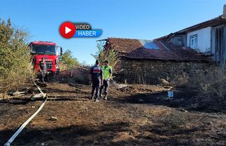 KÜLDEN ÇIKAN YANGIN OTLUK ALANA ZARAR VERDİ
