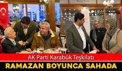 AK PARTİ KARABÜK TEŞKİLATI RAMAZAN BOYUNCA SAHADA