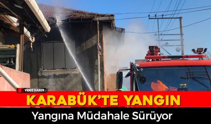 ATATÜRK MAHALLESİ'NDE YANGIN: MÜDAHALE SÜRÜYOR