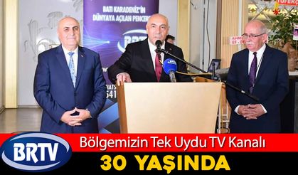 KARABÜK'ÜN TEK UYDU KANALI BRTV 30 YAŞINDA