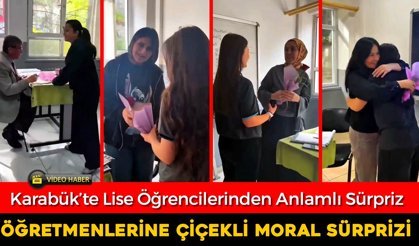 ÖĞRENCİLERDEN ÖĞRETMENLERİNE ANLAMLI SÜRPRİZ