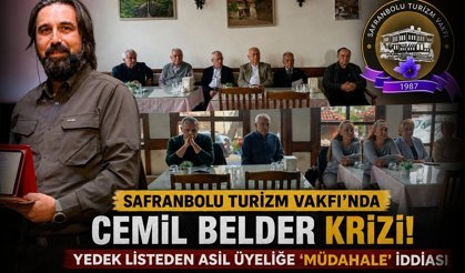 SAFRANBOLU KÜLTÜR VE TURİZM VAKFI’NDA “CEMİL BELDER” KRİZİ!