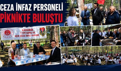 CEZA İNFAZ PERSONELİ ALADAĞ’DA MORAL PİKNİĞİNDE BULUŞTU
