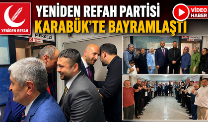 YENİDEN REFAH PARTİSİ'NDE BAYRAMLAŞMA TÖRENİ
